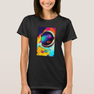 Camiseta Astronauta Retro Spaceman Vintage Psychedelic Trip