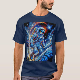 Camiseta Astronauta rojo, blanco y azul