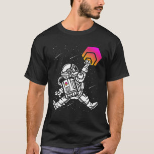 Camiseta Astronauta Salta La Moneda HEX Al Símbolo De Cript