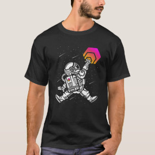 Camiseta Astronauta Salta La Moneda HEX Al Símbolo De Cript