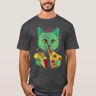 Camiseta Astronauta salvaje Pizza Cats - Diseño cósmico ast