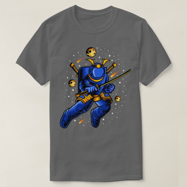 Camiseta Astronauta Samurai Yakuza Naut (Diseño del anverso)