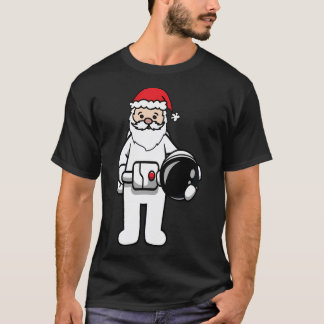 Camiseta Astronauta Santa En El Espacio