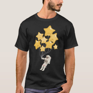 Camiseta Astronauta Se Aferra A Stars Fun Sci-Fi Space Tra
