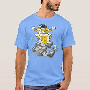 Camiseta Astronauta sentada en MoneyFun Bitcoin El futuro