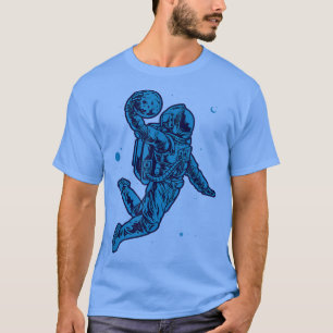 Camiseta Astronauta Slam Dunk Baloncesto Asteroide Nada Más