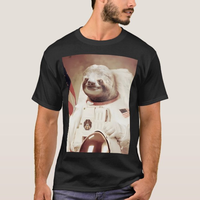Camiseta Astronauta Sloth (Anverso)