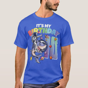 Camiseta Astronauta sobre el Chica de los 10 años del cumpl