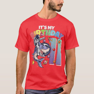 Camiseta Astronauta sobre el Chica del primer cumpleaños de