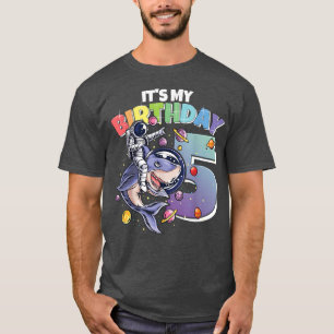Camiseta Astronauta sobre el niño Chica de 5 años de nacimi