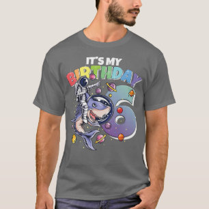 Camiseta Astronauta sobre el niño de 6 años, Chica de 6 año