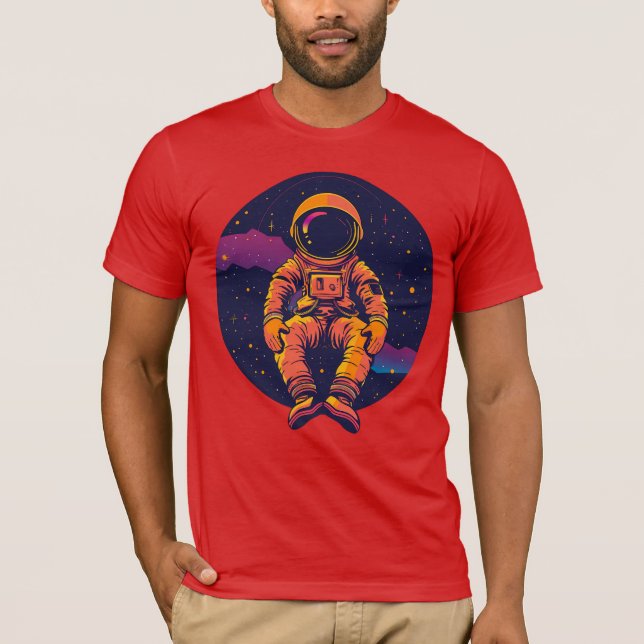 Camiseta Astronauta Soñador Cósmico – Explora (Anverso)