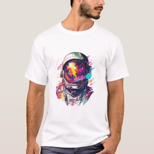 Camiseta Astronauta Spaceman World Space Discovery Adventur (Anverso)