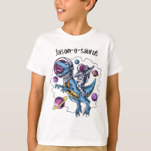 Astronauta T-Rex de dinosaurio infantil agrega nom