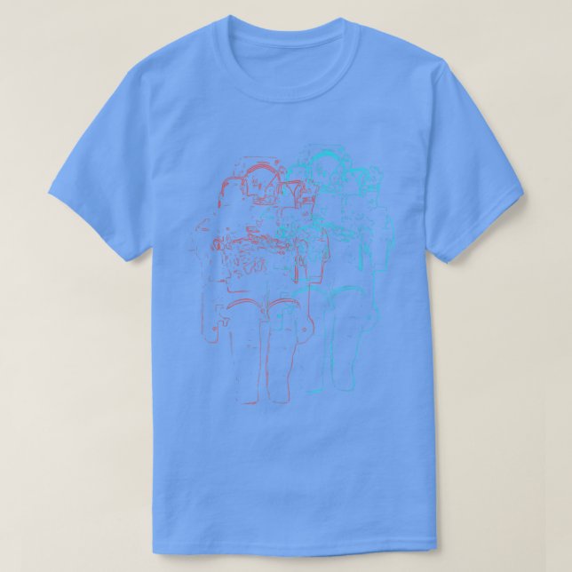 Camiseta Astronauta Techno (Diseño del anverso)