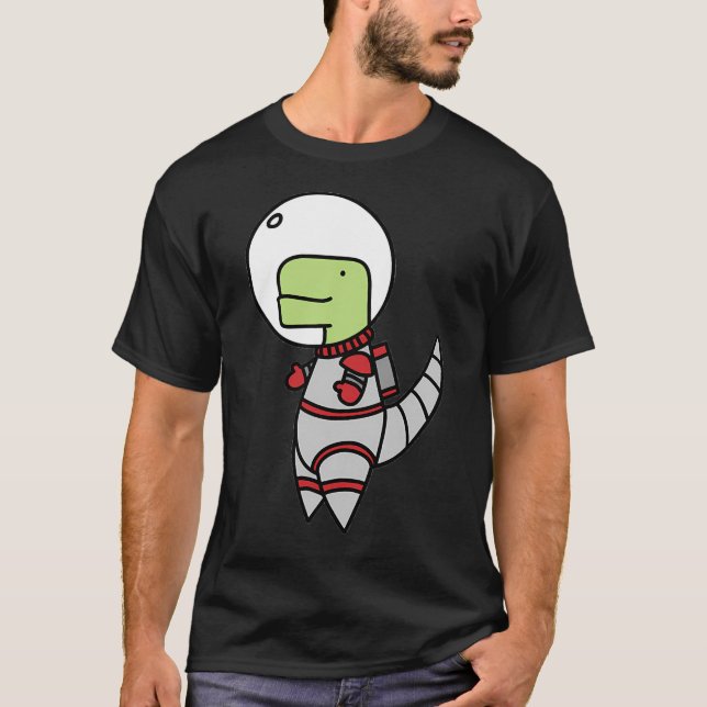 Camiseta Astronauta Timmy T-Rex (Anverso)