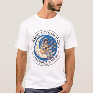 Camiseta Astronauta Tocando Guitarra