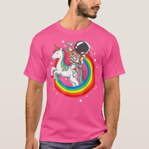 Camiseta Astronauta Unicornio espacial Galay Magia Arcoiris