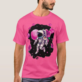 Camiseta Astronauta Valentine Rosa