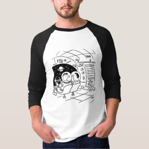 Camiseta Astronauta ve a Postman entregando correo