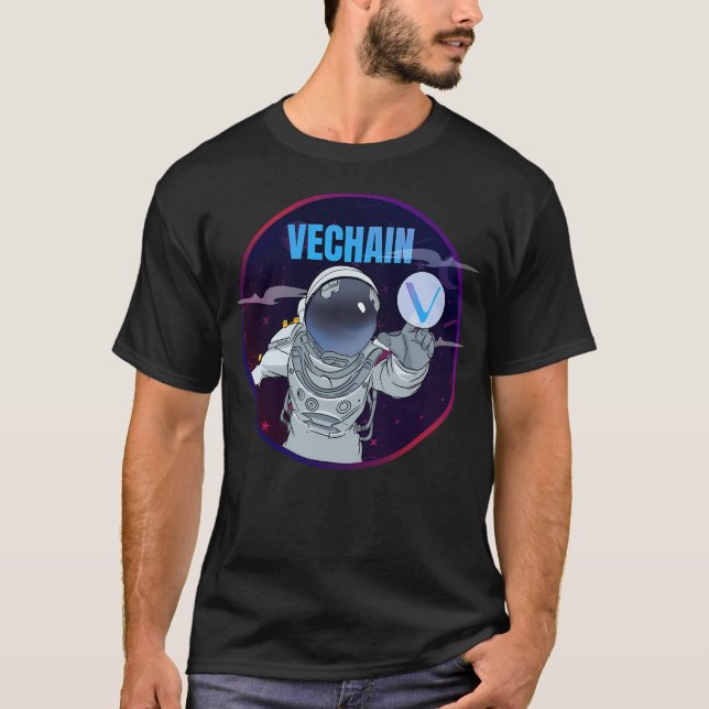 Camiseta Astronauta Vechain Crypto (Anverso)