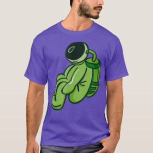 Camiseta Astronauta verde ASTRO NAUT