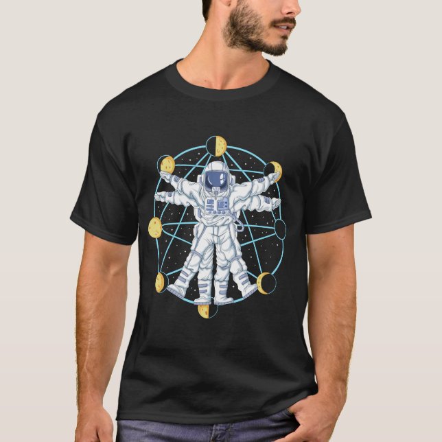 Camiseta astronauta vitruista (Anverso)