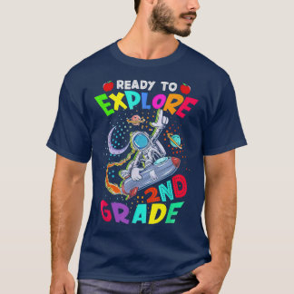 Camiseta Astronauta vuelve a la escuela lista para cursar e