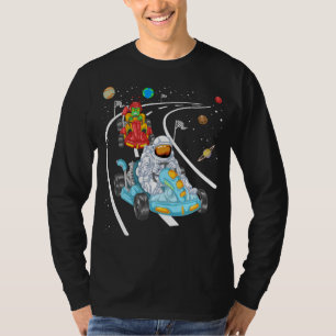 Camiseta Astronauta y Gokart alienígena