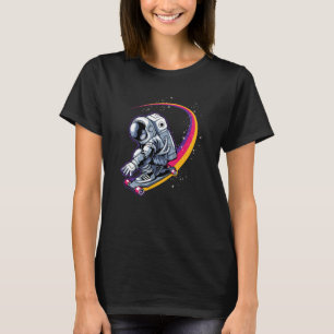 Camiseta Astronauta y monopatín