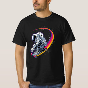 Camiseta Astronauta y patineta