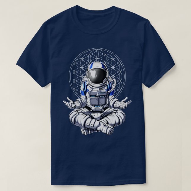 Camiseta Astronauta Zen Yoga (Diseño del anverso)