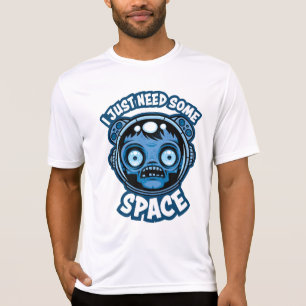 Camiseta Astronauta zombiano necesita algo de espacio