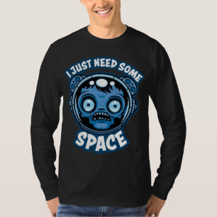 Camiseta Astronauta zombiano necesita algo de espacio