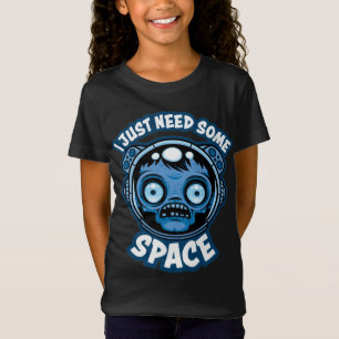 Camiseta Astronauta zombiano necesita algo de espacio