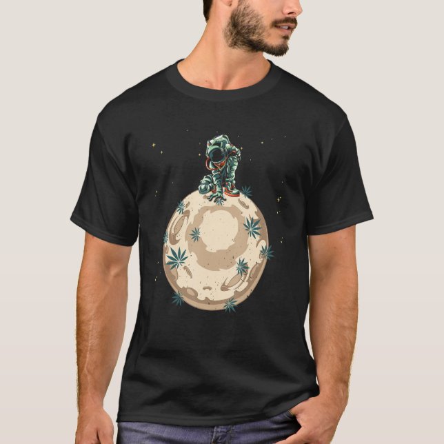 Camiseta Astronautas aeronáuticos aeroespaciales Moon Cosmo (Anverso)