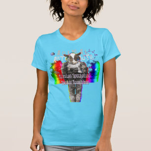 Camiseta Astronautas animales en vaca del especialista de