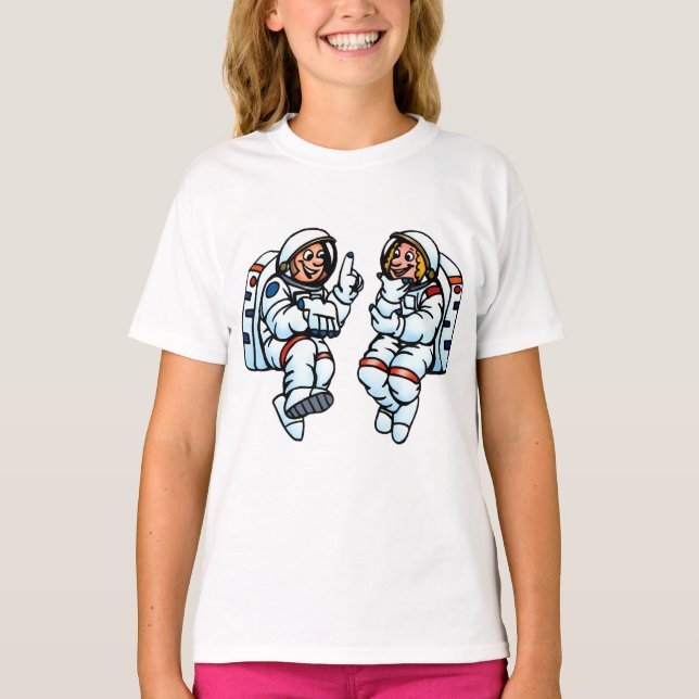 Camiseta Astronautas Chicas (Anverso)