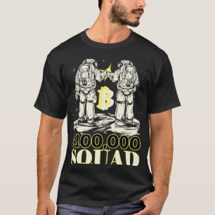 Camiseta Astronautas Crypto Currency Trader 100000 Bitcoin 