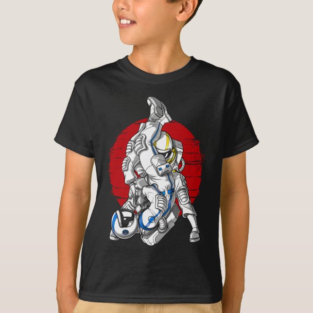 Camiseta Astronautas de Jiu-Jitsu (Anverso)