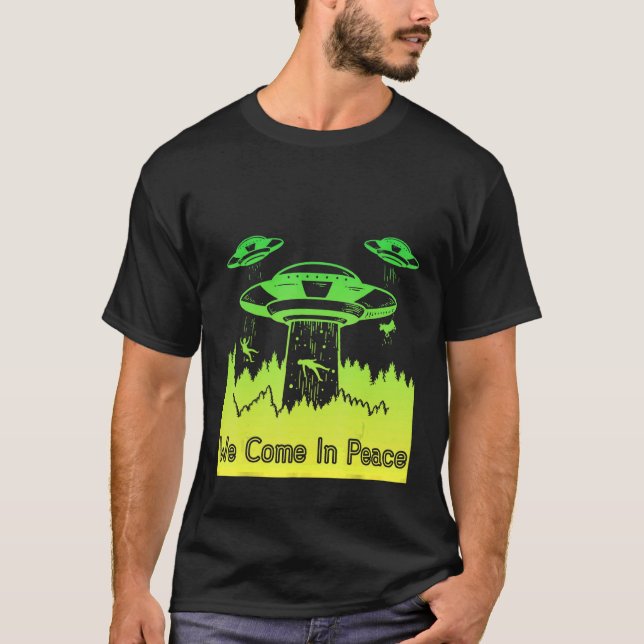 Camiseta Astronautas de OVNI Saucer son extranjeros 10 (Anverso)