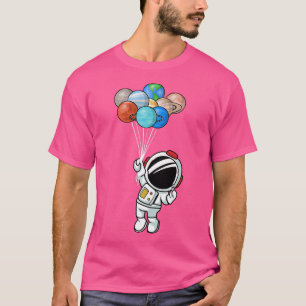 Camiseta Astronautas del espacio exterior Bandera estadouni