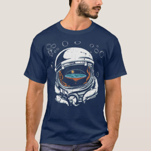 Camiseta Astronautas divertidos con la plataforma de conspi