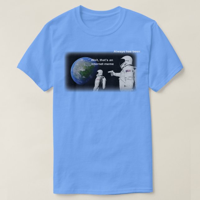 Camiseta Astronautas en meme espacial (Diseño del anverso)