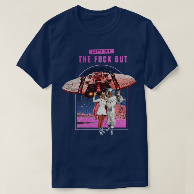 Camiseta Astronautas espaciales citas divertidas (Diseño del anverso)