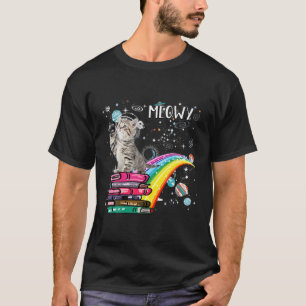 Camiseta Astronautas Meowy Reserva un espacio retro para ga