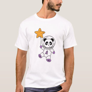 Camiseta Astronautas Pandas Planet Earth Space Star