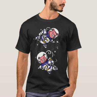 Camiseta Astronautas Pigs Espaciales