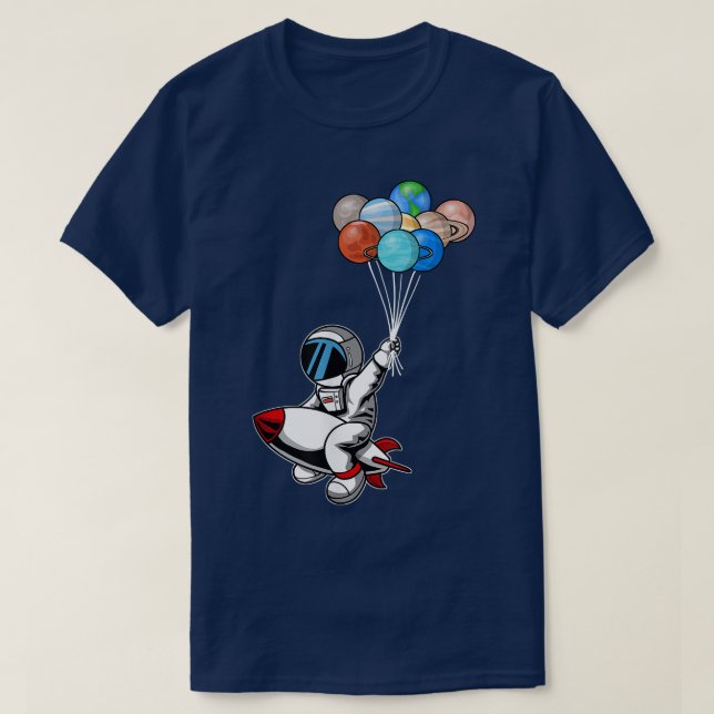 Camiseta Astronautas planean el Explorador del espacio exte (Diseño del anverso)