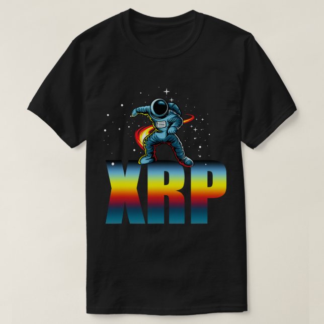 Camiseta Astronautas Rupple XRP CryptoCurrency Astronauta M (Diseño del anverso)
